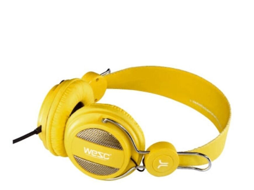 Diese Accessoires machen den Boyfriend-Look perfekt: Knallige Kopfhörer von Conleys, ca. 60 Euro