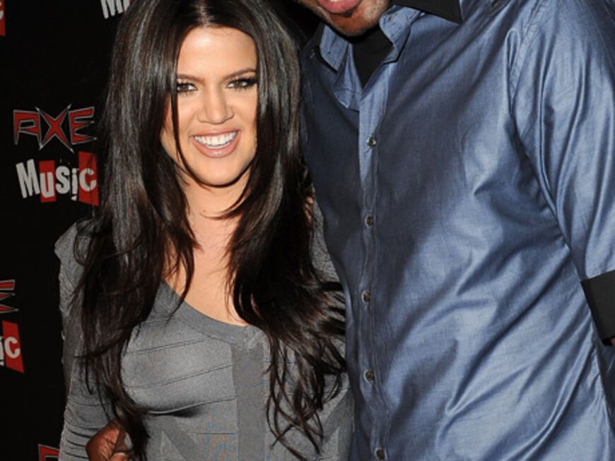 Khloé Kardashian mit ihrem Mann Lamar Odom