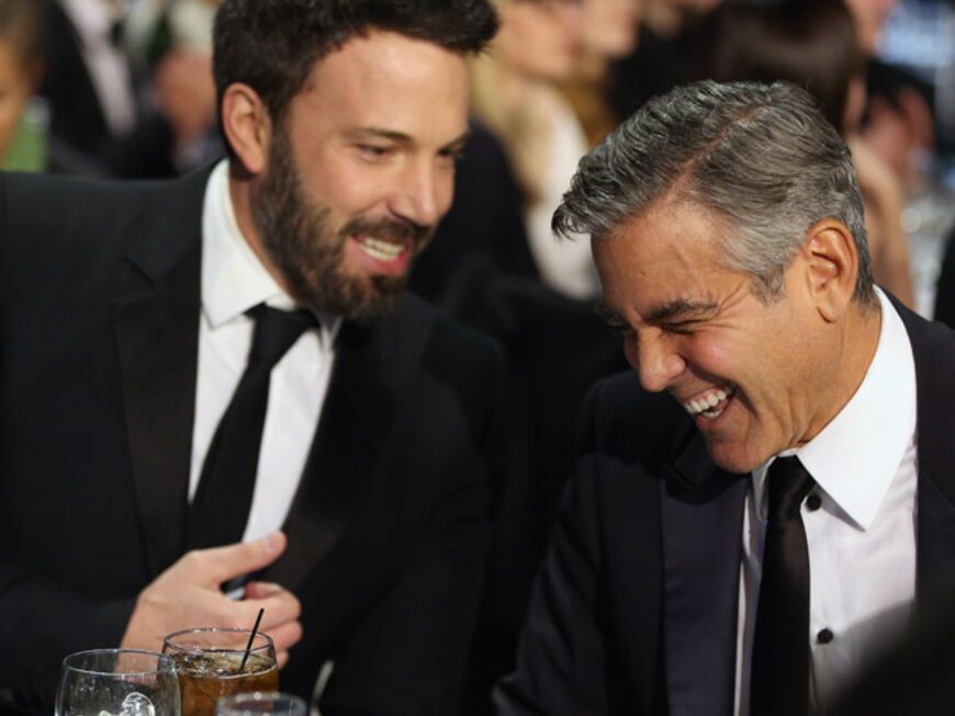 Ben Affleck und George Clooney amüsieren sich hingegen prächtig