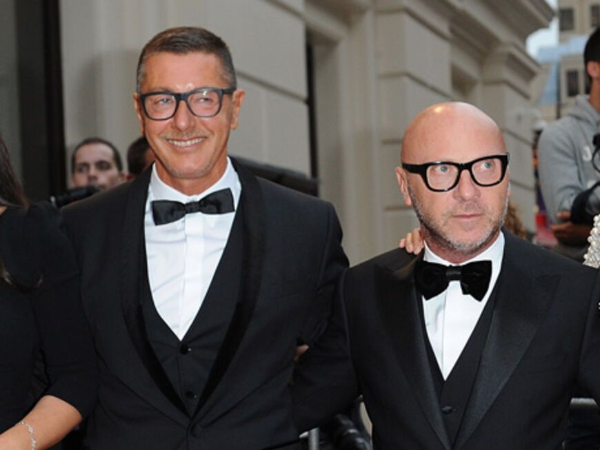 Das italienische Designer-Duo Domenico Dolce und Stefano Gabbana wurde ebenfalls geehrt