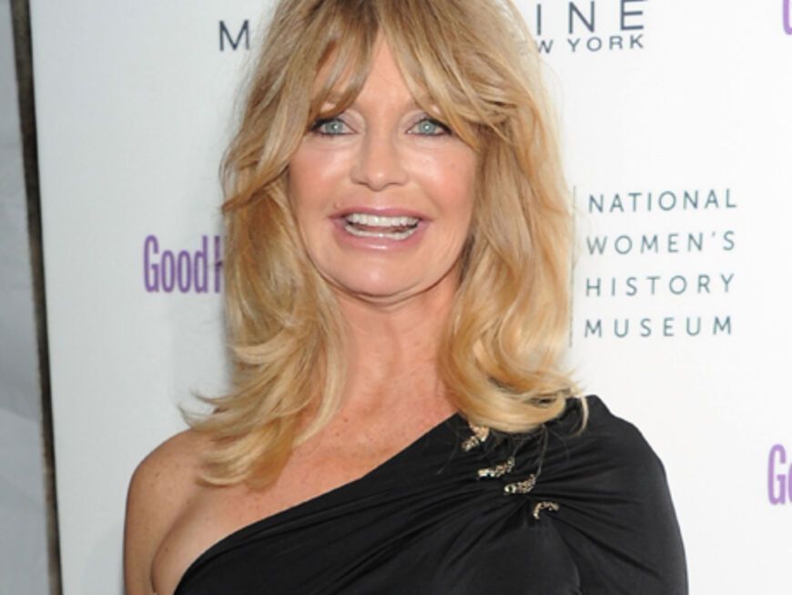 Strahlte über beide Ohren: Goldie Hawn. Obs daran liegt, dass sie bald zum zweiten Mal Oma wird?