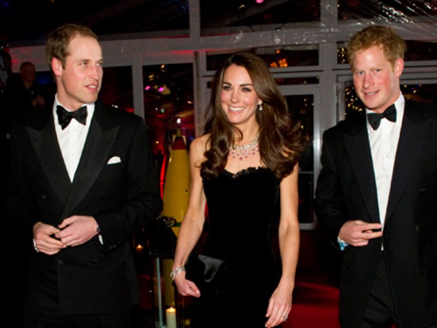 Cooles Trio: Die Royals: Prinz William, Herzogin Catherine und Prinz Harry