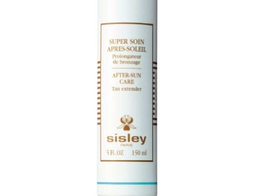 Verlängert die Bräune "After-Sun Care Tan extender" von Sisley, 150 ml ca. 100 Euro