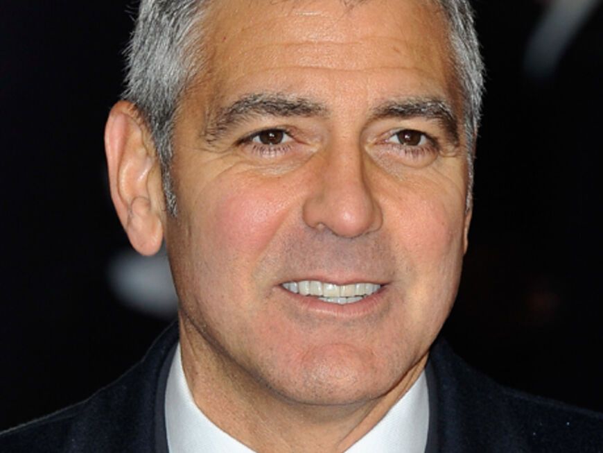 Punktete wieder einmal mit seinem charmanten Lächeln: George Clooney