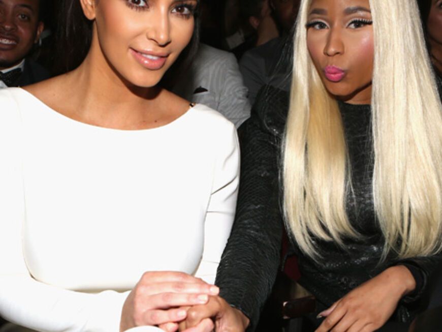 BFFs: Kim Kardashian neben Sängerin Nicki Minaj