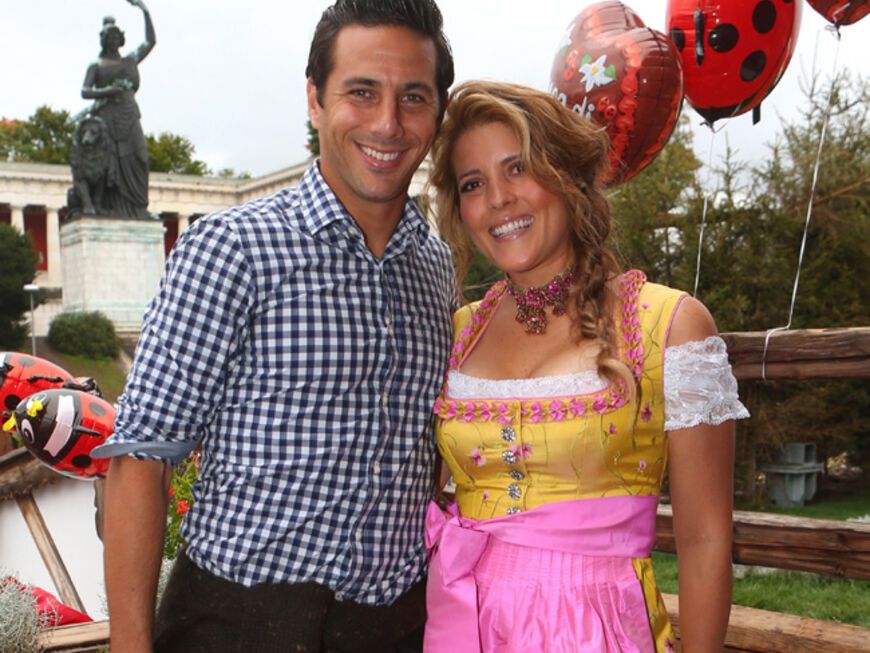 Claudio Pizarro mit seiner Frau Katrin