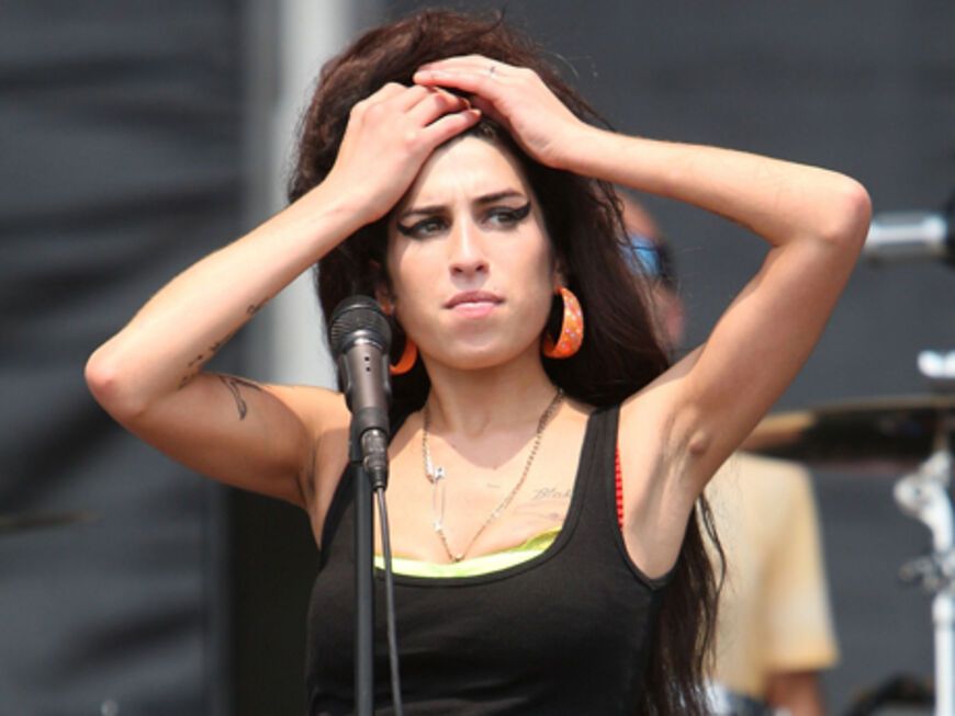 Amy Winehouse auf der Bühne