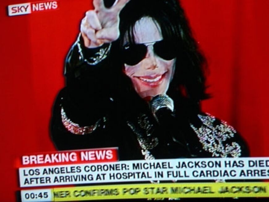 Breaking News: Am Todestag von Michael Jackson gibt es für alle Medien nur ein Thema 