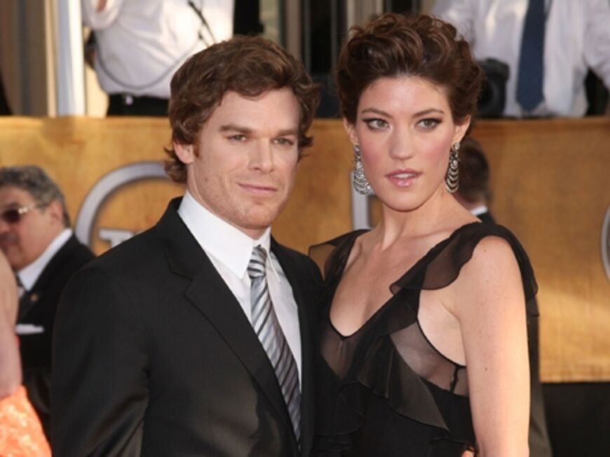 In der Serie "Dexter" spielen sie Geschwister, in echt sind sie verheiratet:  Michael C. Hall und Jennifer Carpenter 