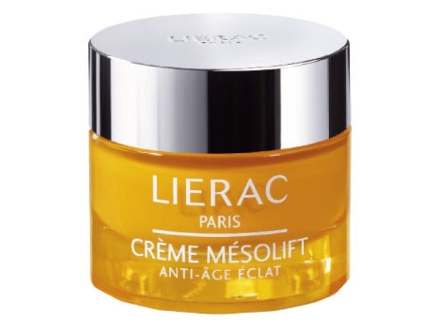 Für einen strahlenden Teint: Gesichtspflege mit Aprikose und Limette  "Crème Mésolift" von Lierac Paris, ca. 40 Euro