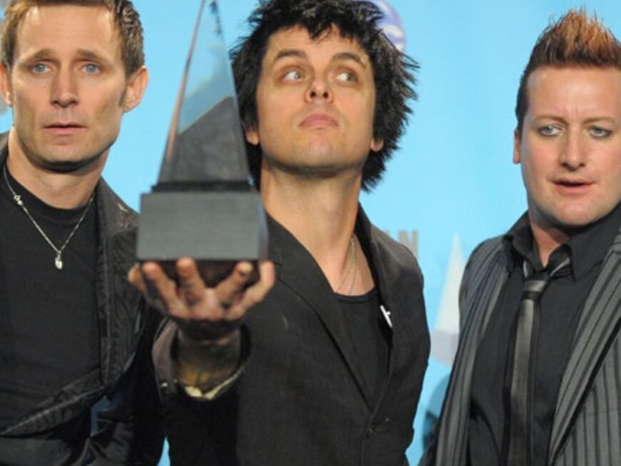 "Green Day" freuten sich über ihren Preis