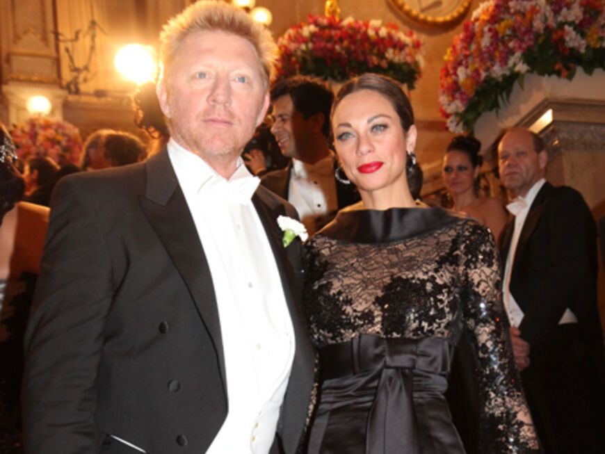 Boris Becker mit seiner hübschen Frau Lilly