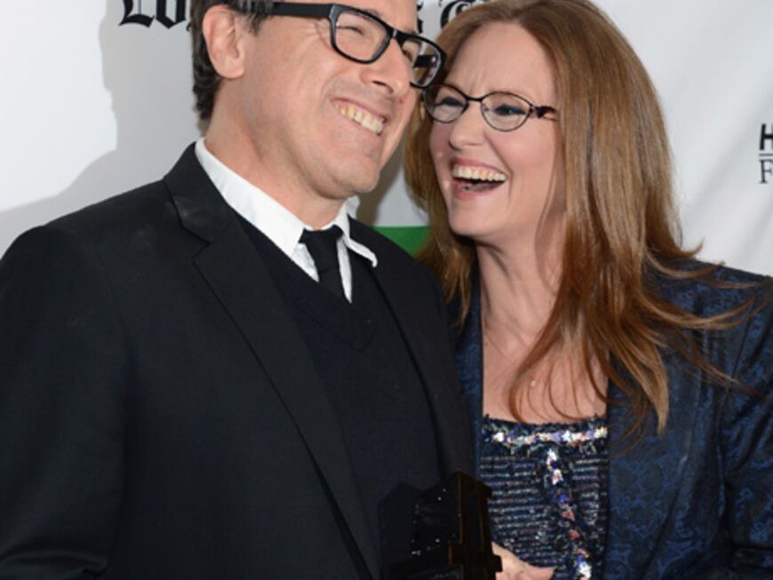 Regisseur David O. Russell erhielt den "Hollywood Director Award". Oscar-Preisträgerin Melissa Leo gratulierte