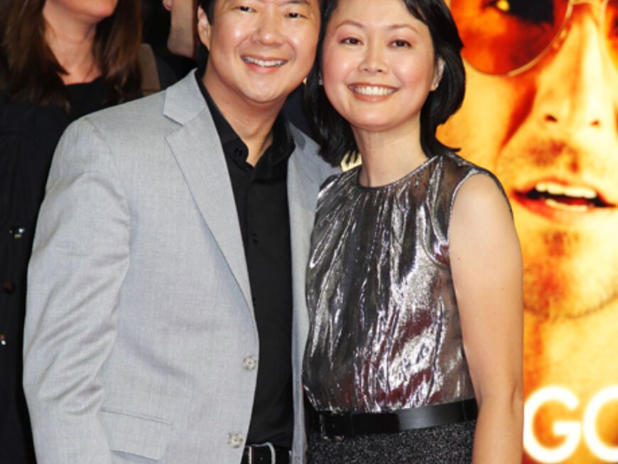 Film-Star Ken Jeong brachte sein Frau Tran Ho mit zur Europa-Premiere