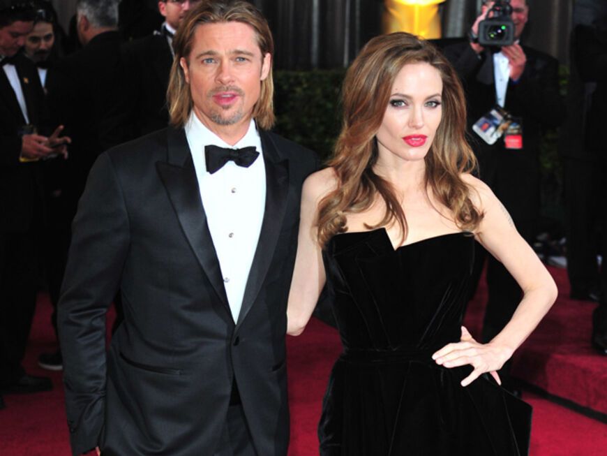 Alle (paar) Jahre wieder:  Brad Pitt war schon oft beim Oscar´  aber wussten Sie, dass er meist  eine andere Dame im Schlepptau hatte? Angelina Jolie und er sind  übrigens Frauke Ludowigs absolutes Lieblingspaar: âEs ist immer  spannend, zu sehen, wie sie sich präsentieren, was sie tragen. Und es  ist auch interessant, zu beobachten, wie sie sich auf dem roten Teppich  verhalten und zueinander stehen"