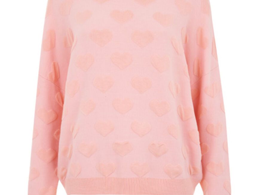 Lässt Herzen höher schlagen: Pullover in Boyfriend Shape, über topshop.com ca. 50 Euro.