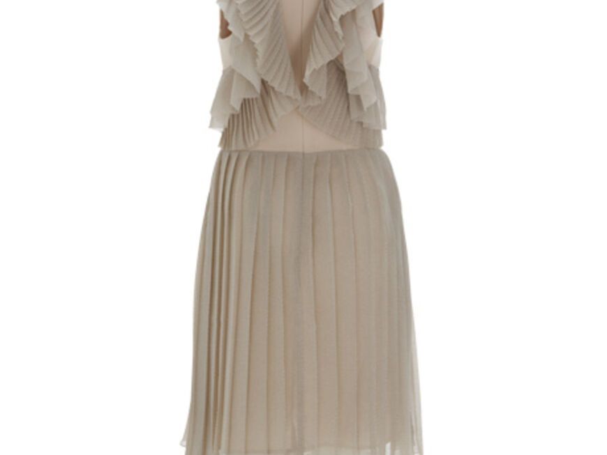 Geradezu elfenhaft wirkt dieses Kleid aus zartem Chiffon von Fornarina, ca. 160 Euro