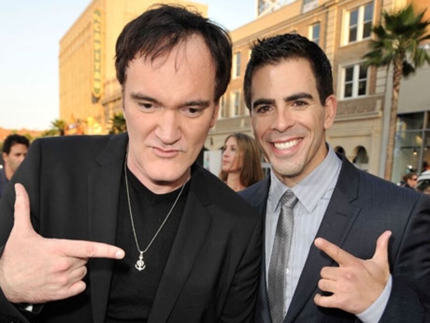 Regisseur Quentin Tarantino und Schauspieler Eli Roth