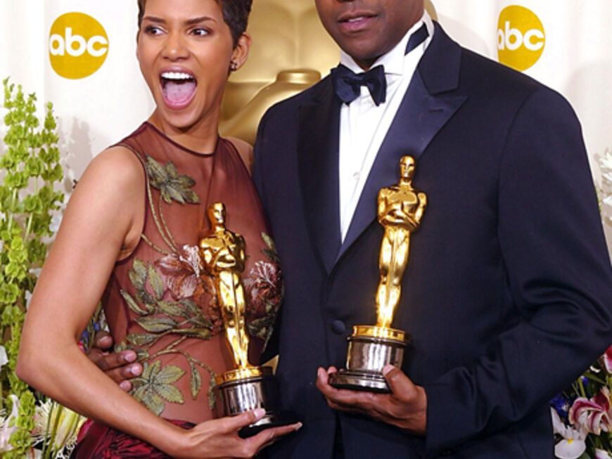 Denzel Washington mit Halle Berry, 2002