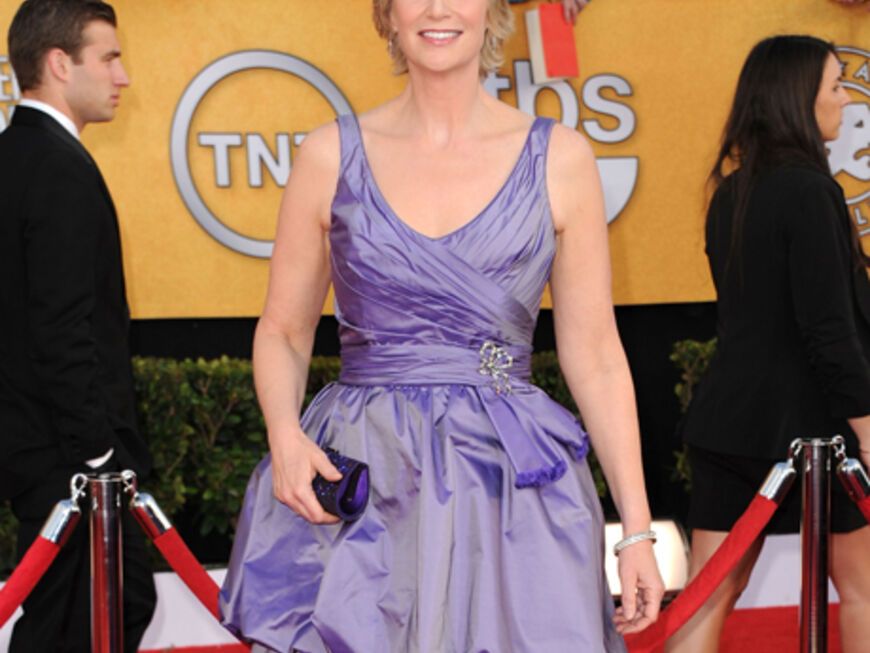 Ein Traum in violett: "Glee"-Star Jane Lynch