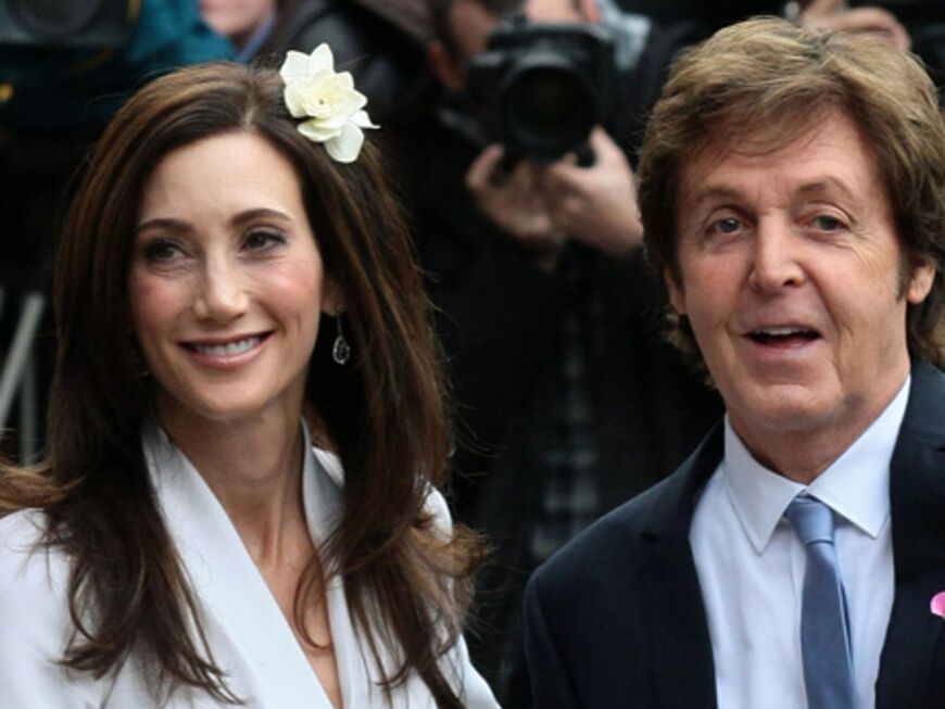 Dritter Heiratsanlauf für Musiker Paul McCartney: Am 09.10.2011 heiratete er die Geschäftsfrau Nancy Shevell in London