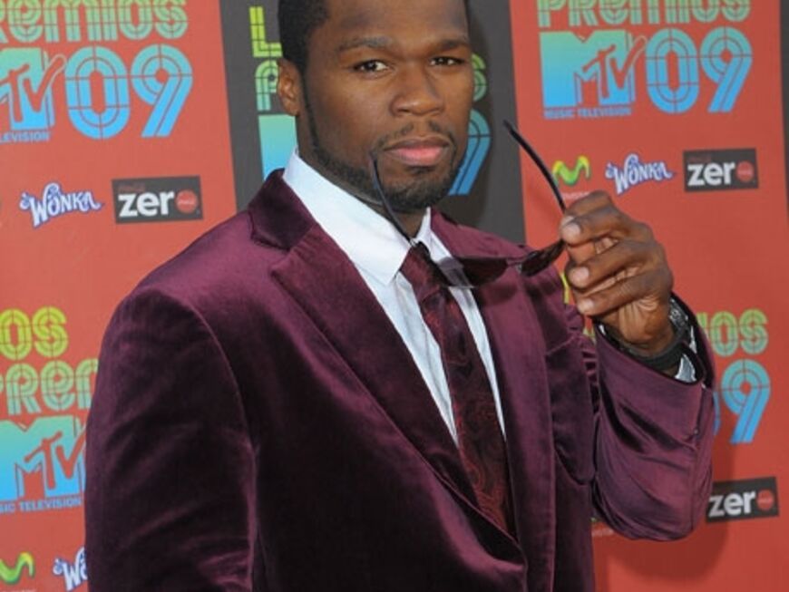Rapper 50 Cent kam solo zur Verleihung