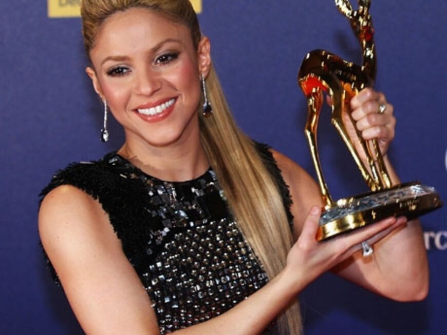 Riesenehre für Shakira: Die Sängerin erhielt bei der diesjährigen Bambi-Verleihung einen Preis als beste Künstlerin International