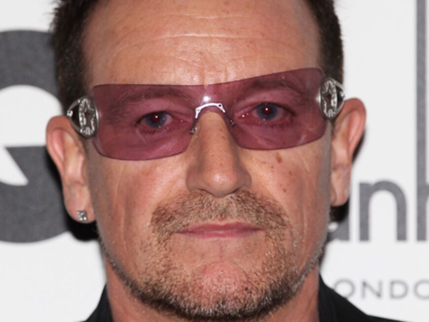 Bono Vox kam auch zu den "Men of the Year"-Awards ...