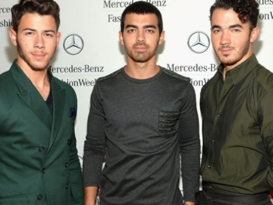 Auch sie haben sich getrennt: Die Jonas Brothers´ Nick, 21, Kevin, 26, und Joe, 24, werden nicht mehr gemeinsam Musik machen