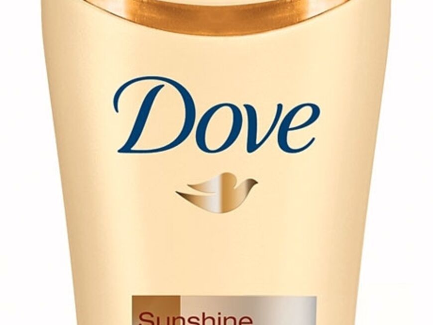 2-in-1 Körperpflege plus Selbstbräuner: "Sunshine Body Lotion" von Dove, 250 ml ca. 5 Euro