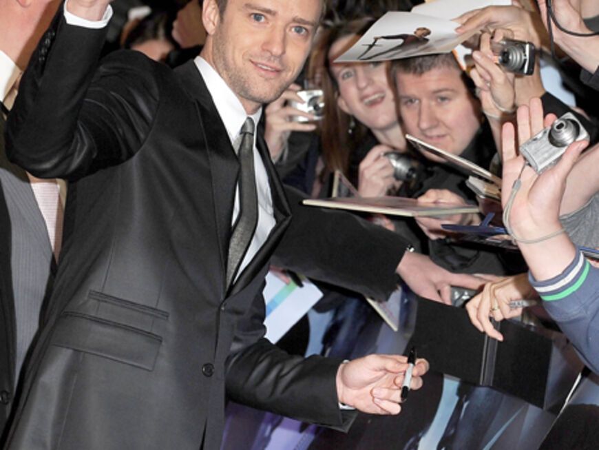 Schon wieder ist Justin Timberlake für sein neuestes Filmprojekt auf großer Promotour. Vor wenigen Tagen feierte er noch in London die Premiere von "In Time"