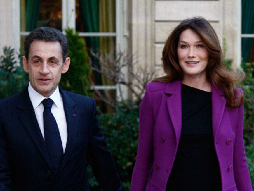 Inzwischen ist Carla Bruni mit dem ehemaligen französischen Präsidenten Nicholas Sarkozy verheiratet