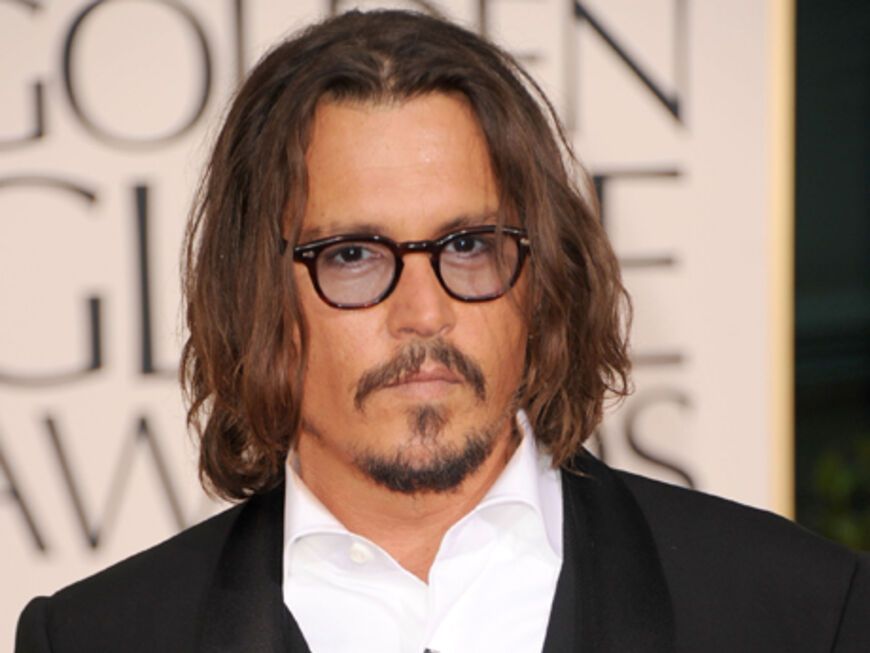 Johnny Depp ging für seinen Film "The Tourist" an den Start ...