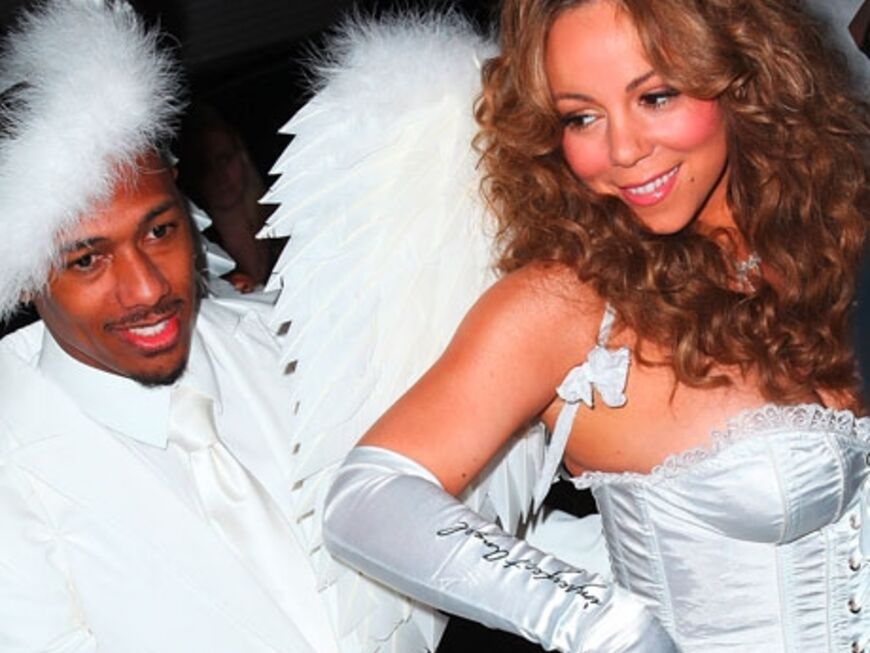 Mariah Carey und Ehemann Nick Cannon verkleideten sich 2009 als "Unschuldsengel"