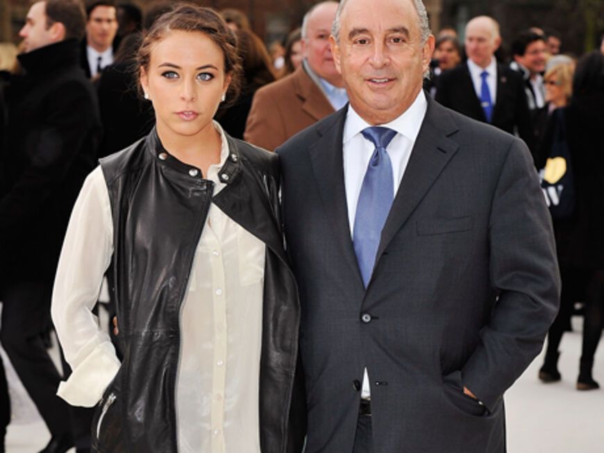 Chloe Green mit ihrem Vater Sir Phillip Green, dem Inhaber von Topshop