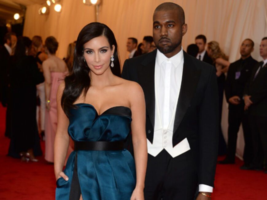 Kim Kardashian und Kanye West auf der "Met-Gala" in New York