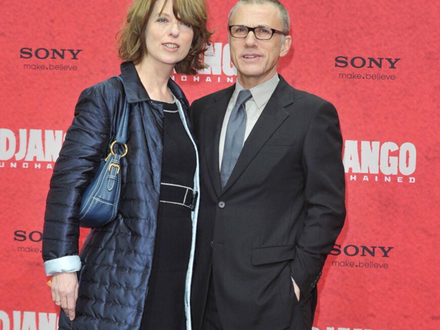 Seltener Gast: der österreichische Hollywood-Star und Oscar-Preisträger Christoph Waltz mit Ehefrau Judith