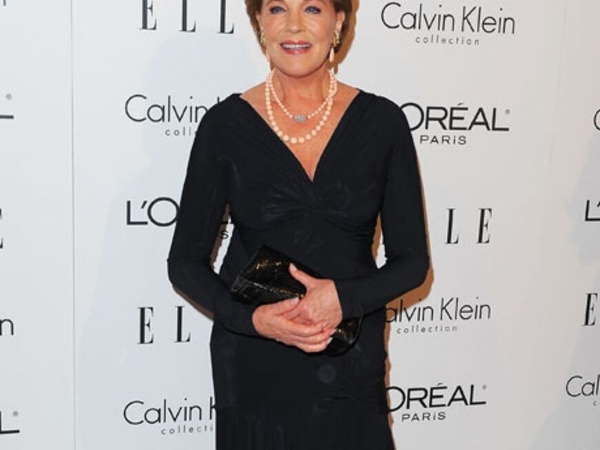Die britische Schauspielerin Julie Andrews freute sich schon sehr auf den Abend