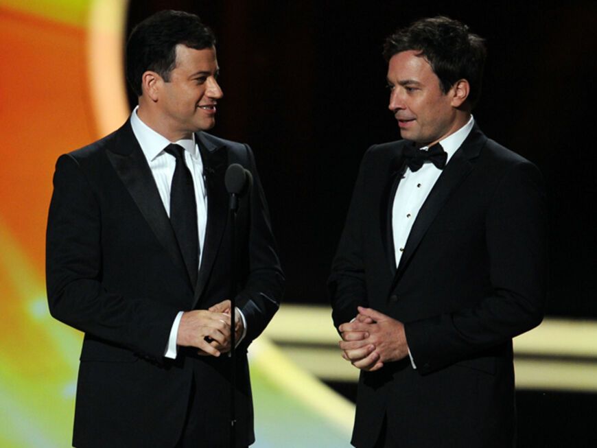 Zwei Spaßvögel:
Jimmy Fallon und Jimmy Kimmel