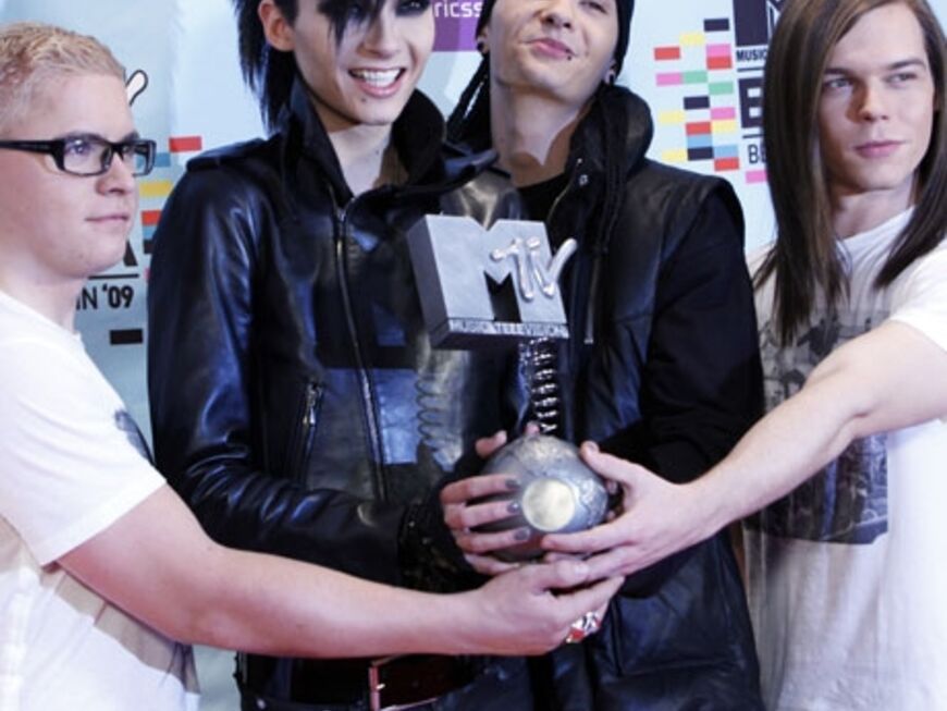 "Tokio Hotel" wurden zur besten Gruppe gewählt. Für die Gruppe ist es bereits der dritte MTV Award