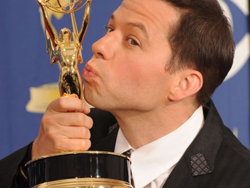 So sehen Sieger aus: Schauspieler Jon Cryer gewann einen Emmy als bester Nebendarsteller in "Two And A Half Men"