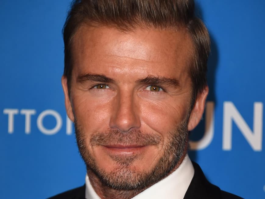 David Beckham bei einem Unicef-Ball