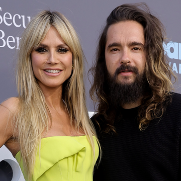 Heidi Klum und Tom Kaulitz posieren glücklich