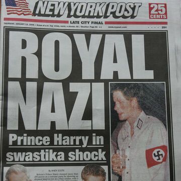 Prinz Harry: Nazi-Skandal "New York Post"