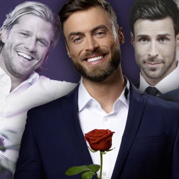 Die Bachelor Paul Janke, Niko Griesert, Leonard Freier und Sebastian Preuss