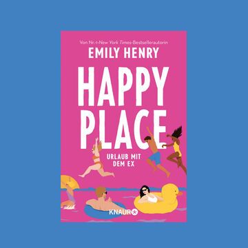 Buchcover "Happy Place: Urlaub mit dem Ex" von Emily Henry.