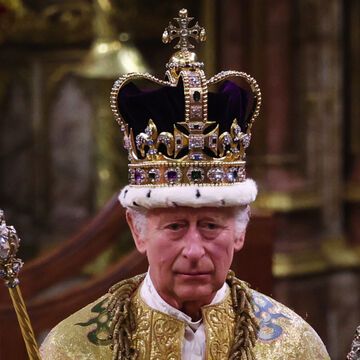 König Charles III. wird gekrönt. 