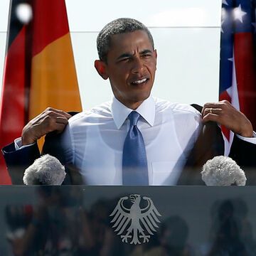 Da war es etwas warm in Berlin- jedoch Obama hatte eine wichtige Nachricht an Moskau: Atomwaffen müssen abgeschafft werden