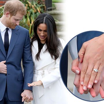 Prinz Harry und Herzogin Meghan präsentieren ihren Verlobungsring