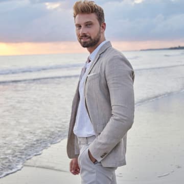 Dominik Stuckmann am Meer
